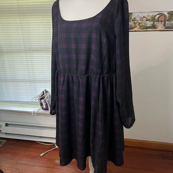 Torrid plaid skater dress - Picture 8 of 8